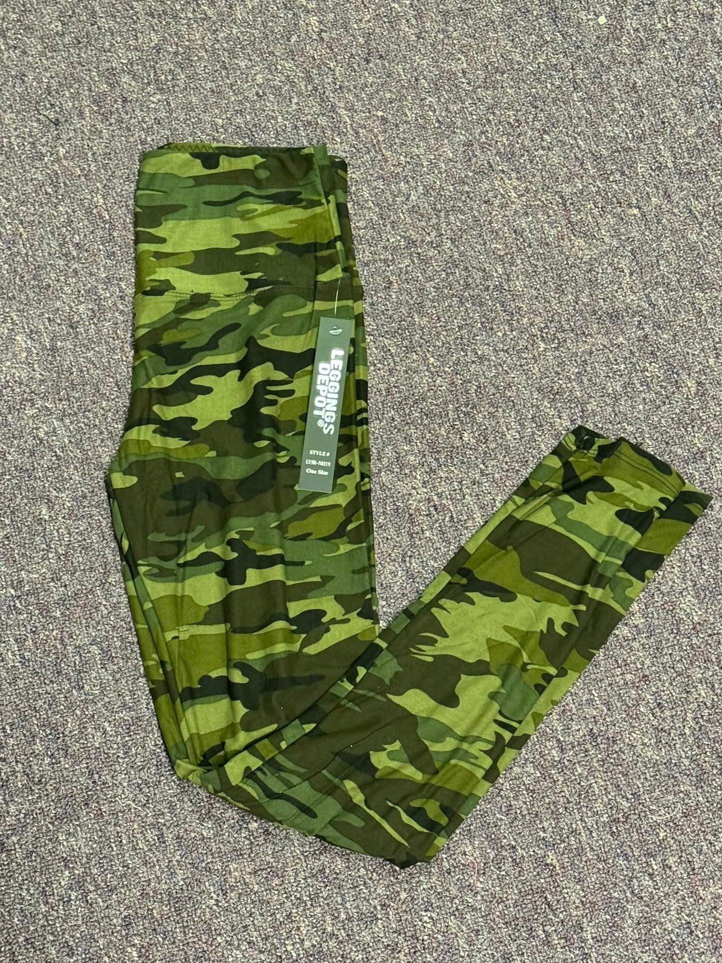 Camo High Waisted Leggings