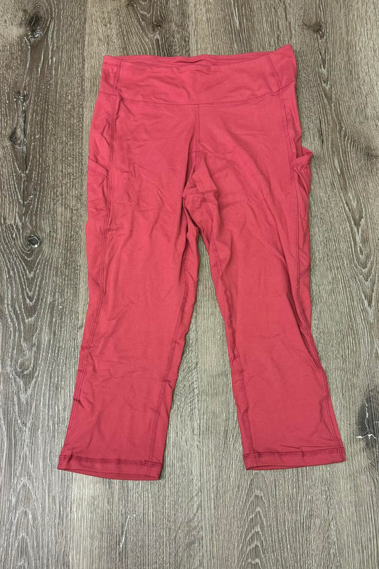 Coral Pocketed Capris