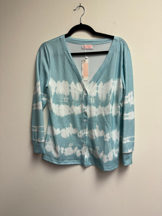 Blue Tie Dye Cardigan